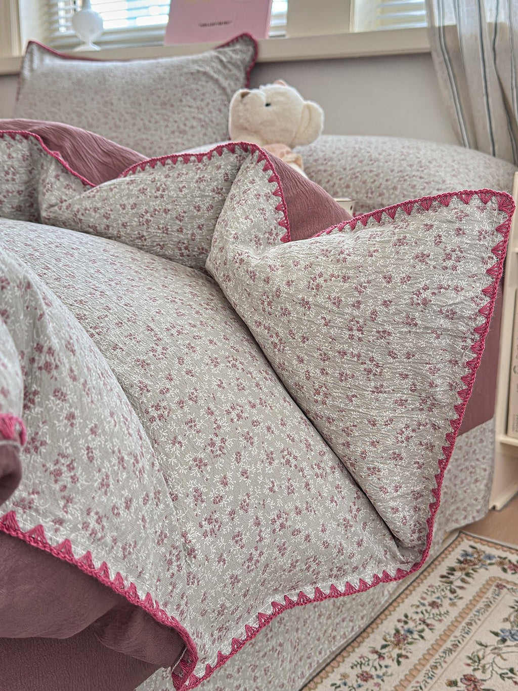 Cloud Puff Printed Duvet Cover Set original reference image 55