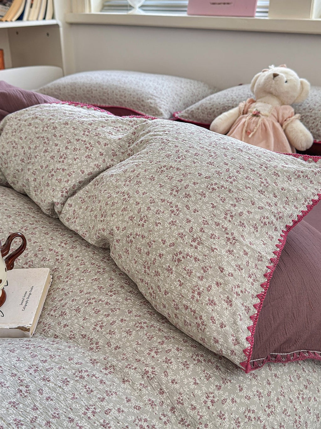 Cloud Puff Printed Duvet Cover Set original reference image 56