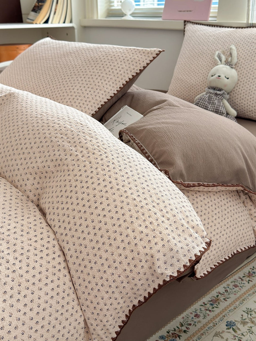 Cloud Puff Printed Duvet Cover Set original reference image 62