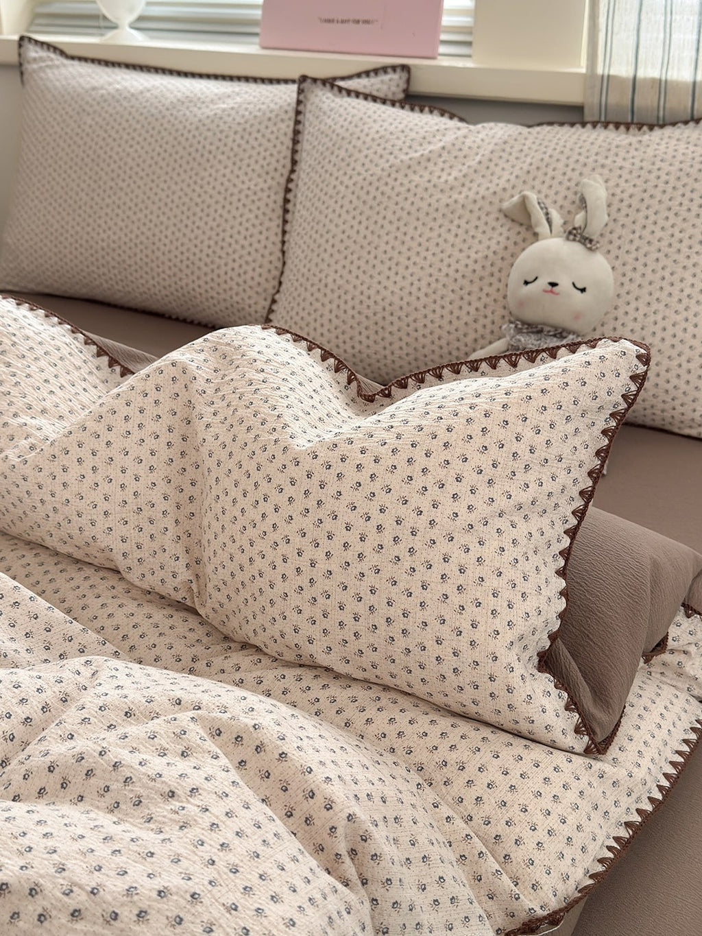 Cloud Puff Printed Duvet Cover Set original reference image 66