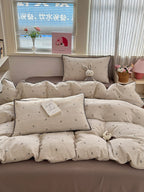 Cloud Puff Printed Duvet Cover Set original reference image 70