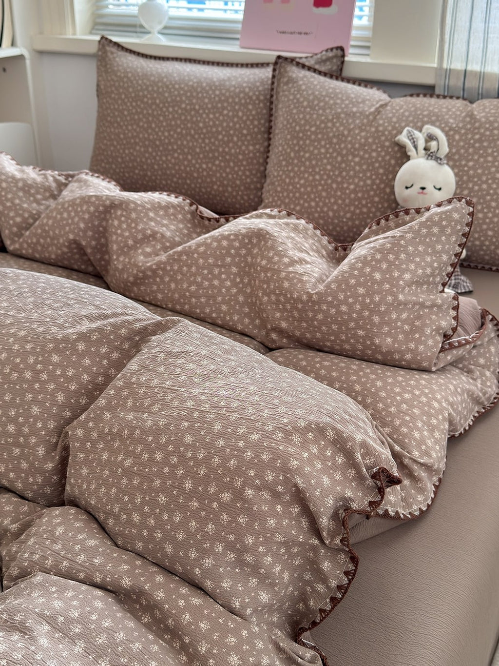 Cloud Puff Printed Duvet Cover Set original reference image 76