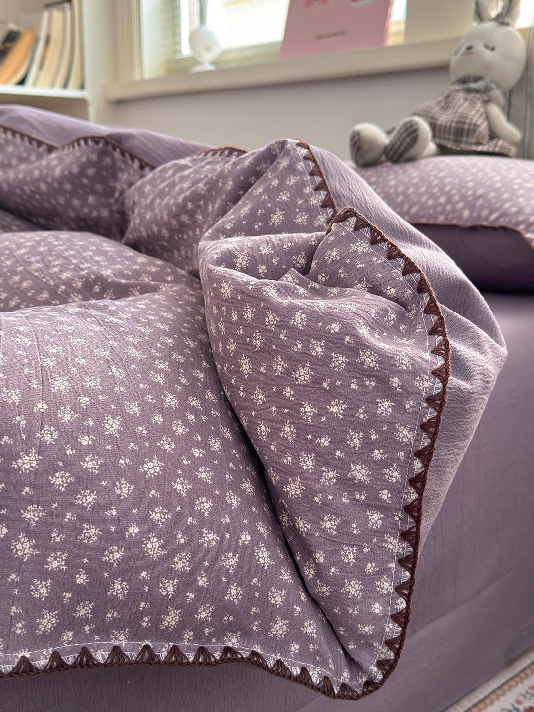 Cloud Puff Printed Duvet Cover Set original reference image 80