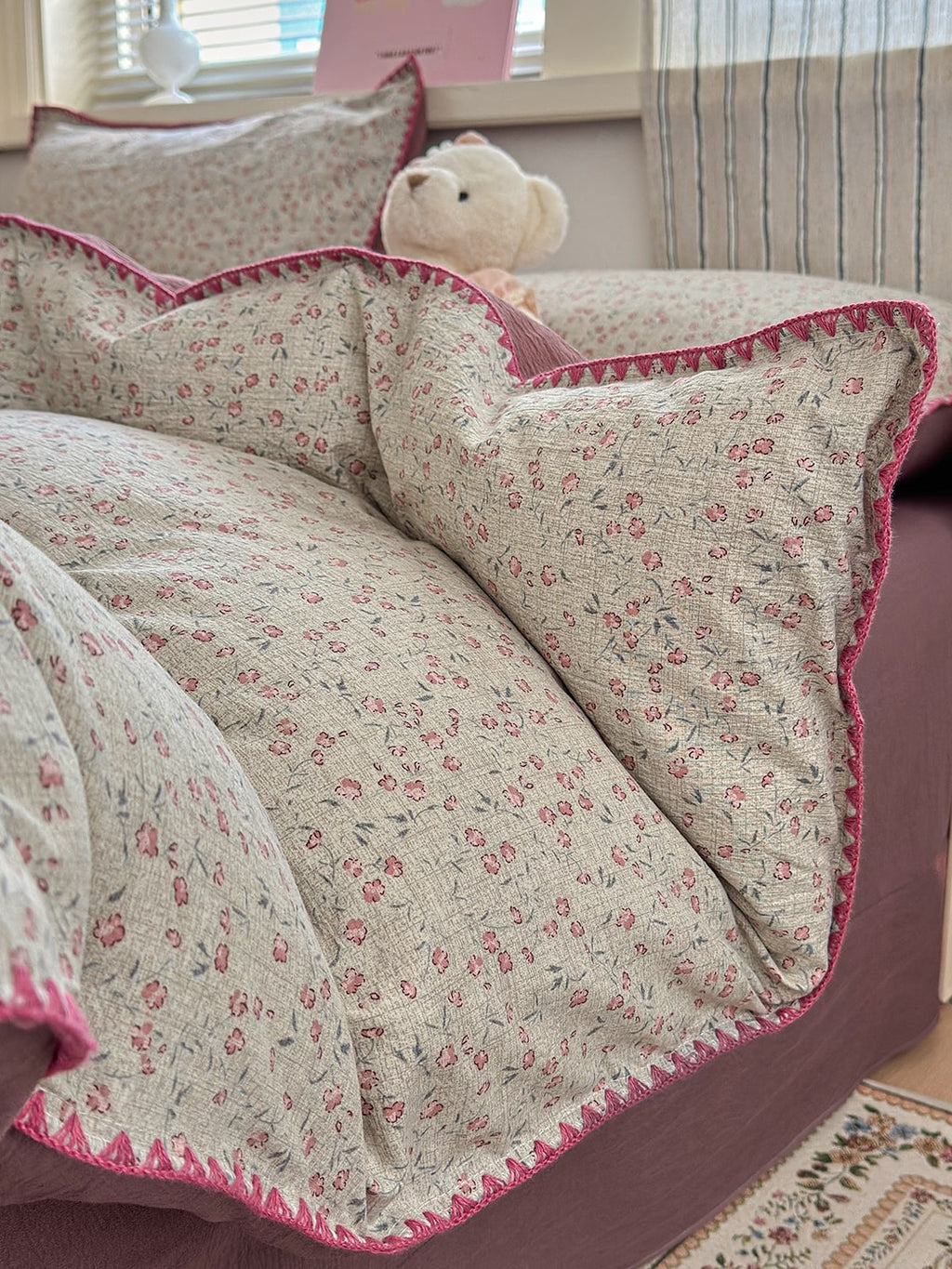 Cloud Puff Printed Duvet Cover Set original reference image 85