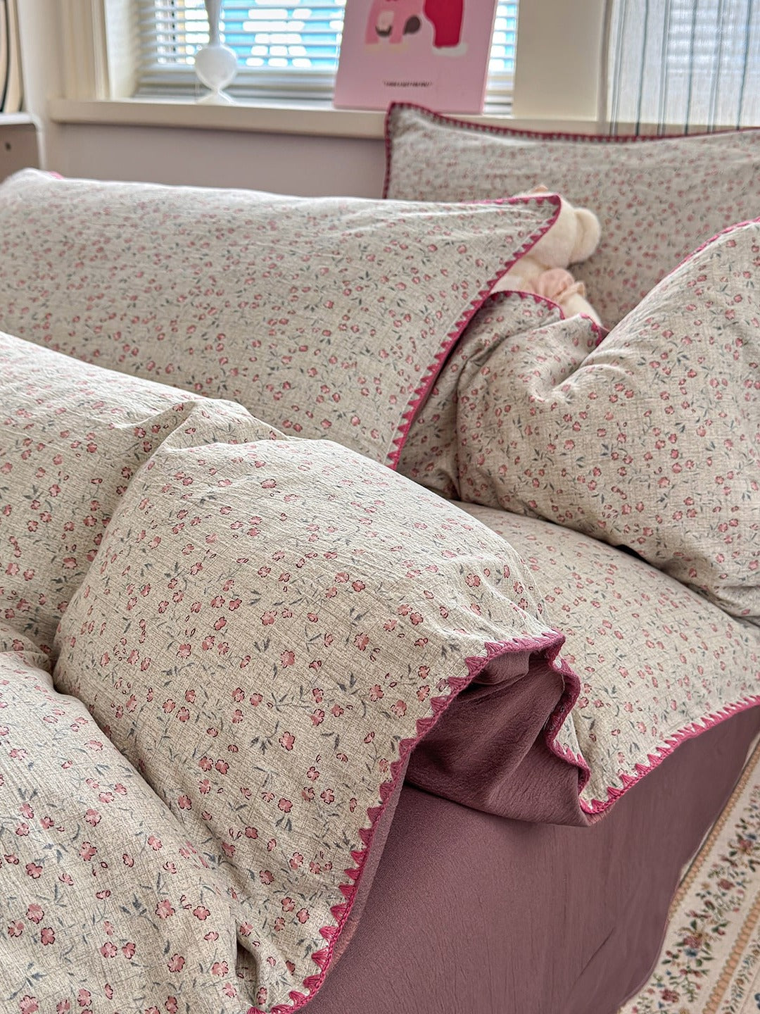 Cloud Puff Printed Duvet Cover Set original reference image 88