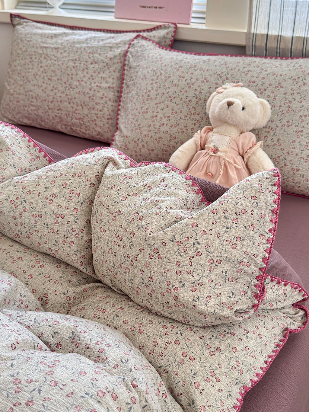 Cloud Puff Printed Duvet Cover Set original reference image 90