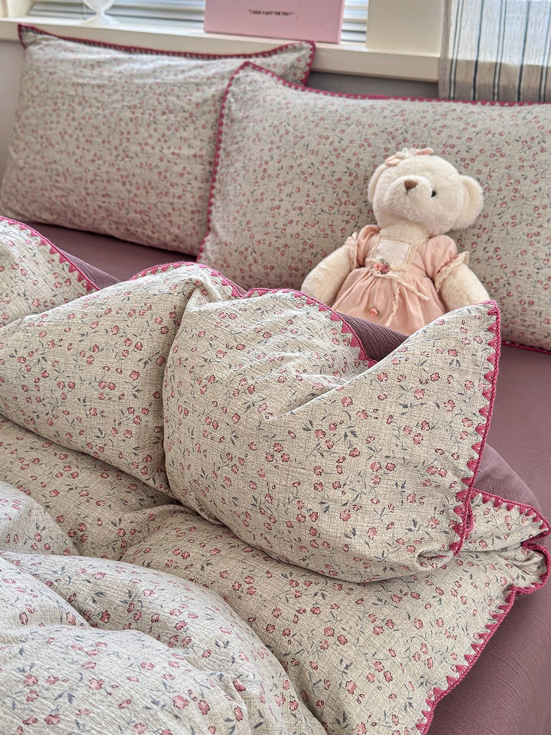 Cloud Puff Printed Duvet Cover Set original reference image 90