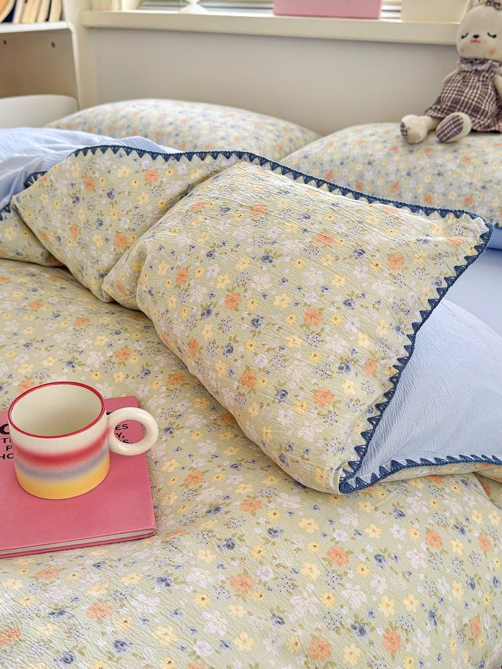 Cloud Puff Printed Duvet Cover Set original reference image 92