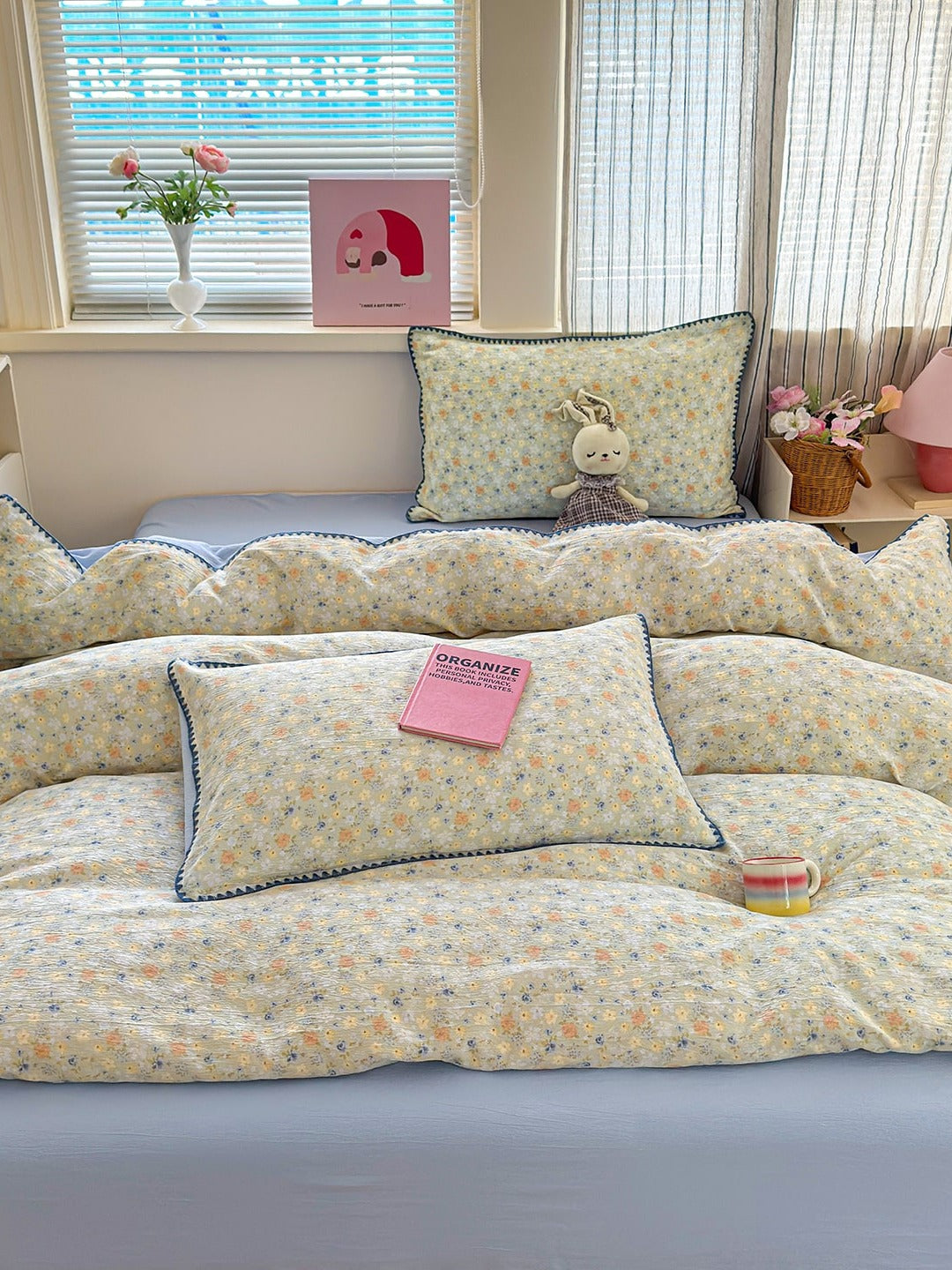 Cloud Puff Printed Duvet Cover Set original reference image 93