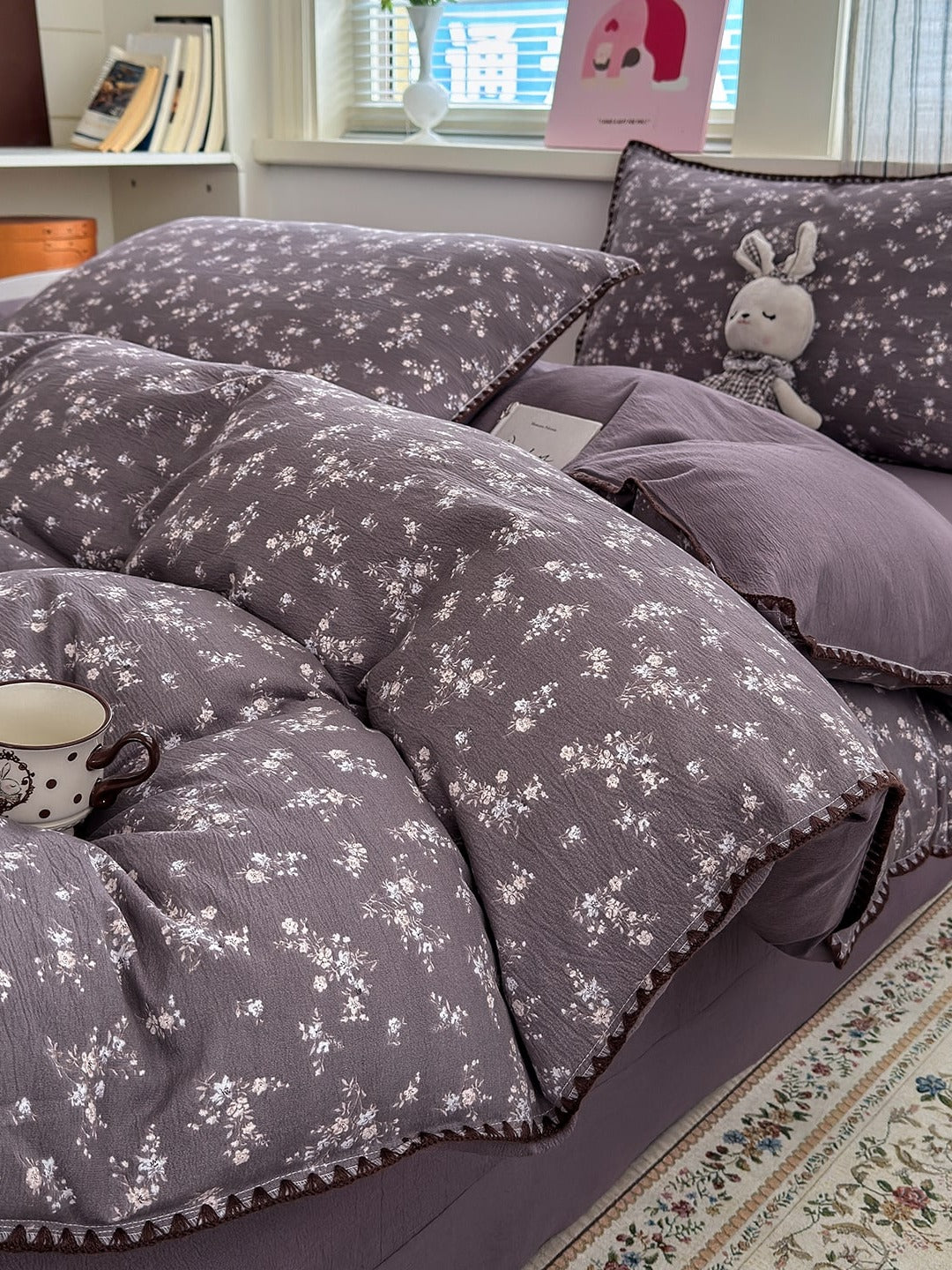 Cloud Puff Printed Duvet Cover Set original reference image 99