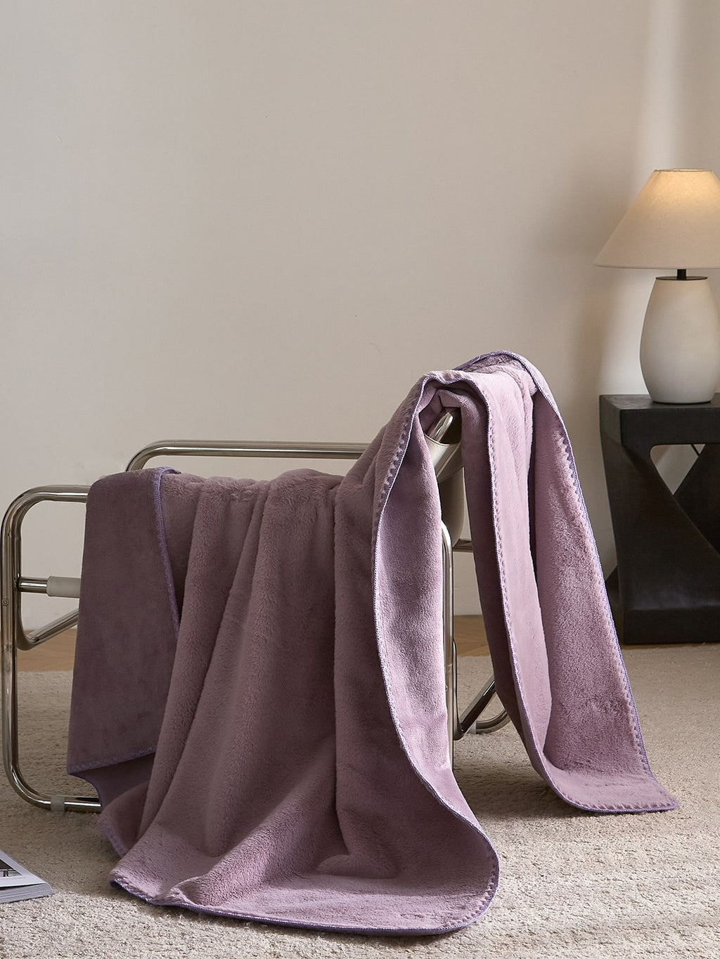 Cloud Rabbit Plush Throw Blanket original reference image 18