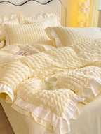 Contrast Flange Seersucker Bedding Set original reference image 14