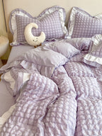 Contrast Flange Seersucker Bedding Set original reference image 29