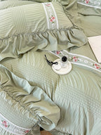 Cottage Lace Seersucker Bedding Set original reference image 4