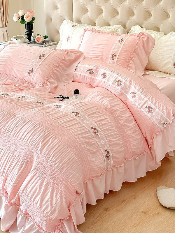 Cottage Lace Seersucker Bedding Set original reference image 9