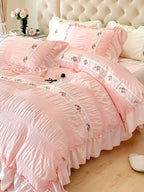 Cottage Lace Seersucker Bedding Set original reference image 9