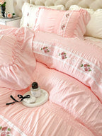 Cottage Lace Seersucker Bedding Set original reference image 10