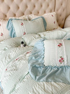 Cottage Lace Seersucker Bedding Set original reference image 14