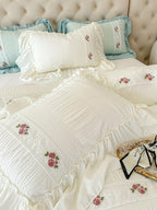 Cottage Lace Seersucker Bedding Set original reference image 19