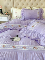 Cottage Lace Seersucker Bedding Set original reference image 25