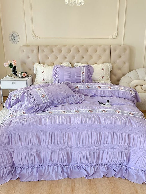 Cottage Lace Seersucker Bedding Set original reference image 26