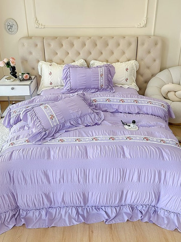 Cottage Lace Seersucker Bedding Set original reference image 27
