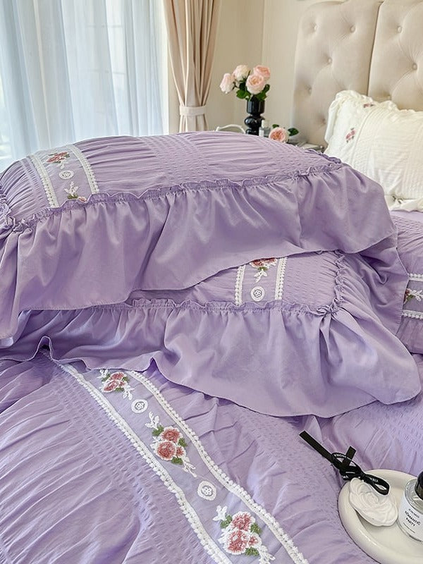 Cottage Lace Seersucker Bedding Set original reference image 28