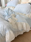 Dainty Bow Seersucker Bedding Set original reference image 8
