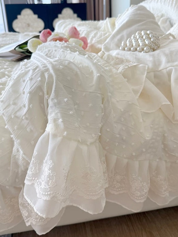 Dainty Bow Seersucker Bedding Set original reference image 9