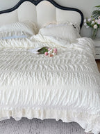 Dainty Bow Seersucker Bedding Set original reference image 13