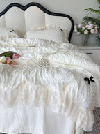Dainty Bow Seersucker Bedding Set original reference image 14