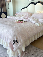 Dainty Bow Seersucker Bedding Set original reference image 18