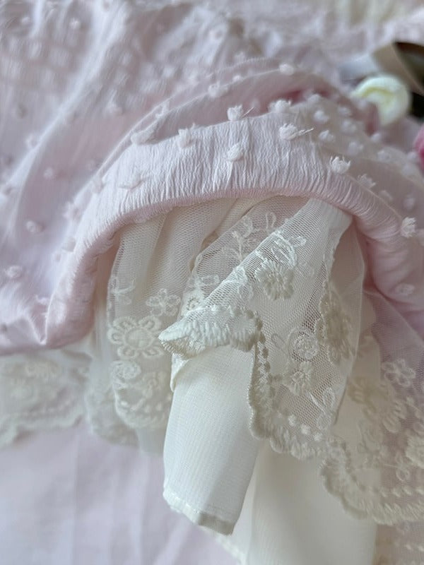 Dainty Bow Seersucker Bedding Set original reference image 22
