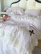 Dainty Bow Seersucker Bedding Set original reference image 23
