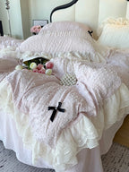 Dainty Bow Seersucker Bedding Set original reference image 24