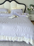 Dainty Bow Seersucker Bedding Set original reference image 29