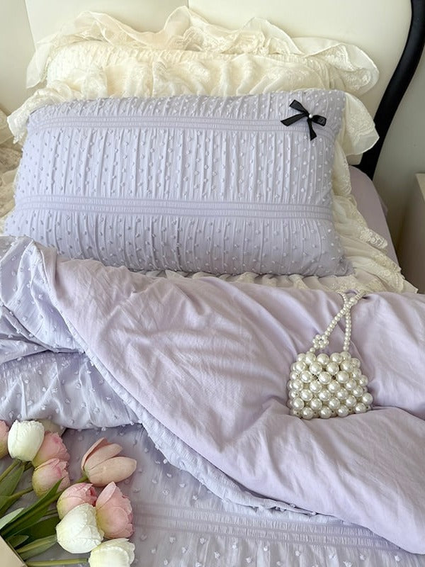 Dainty Bow Seersucker Bedding Set original reference image 30