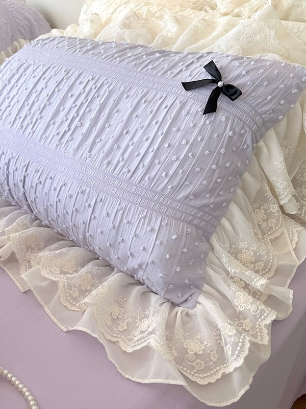 Dainty Bow Seersucker Bedding Set original reference image 31