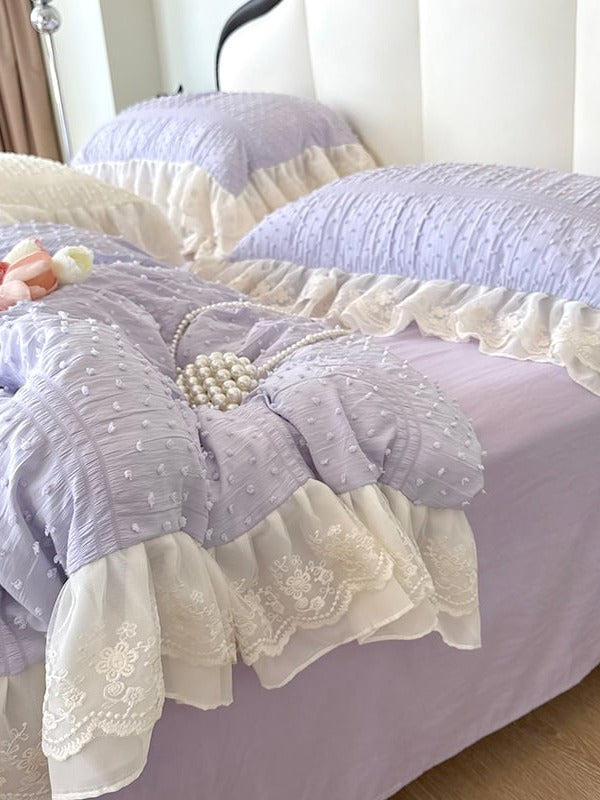 Dainty Bow Seersucker Bedding Set original reference image 32