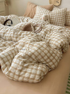 Everyday Plaid Seersucker Bedding Set original reference image 5