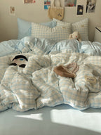 Everyday Plaid Seersucker Bedding Set original reference image 9