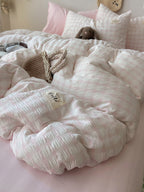 Everyday Plaid Seersucker Bedding Set original reference image 16