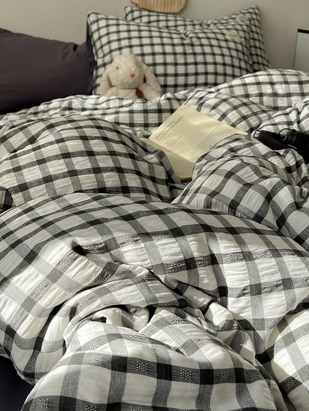Everyday Plaid Seersucker Bedding Set original reference image 21