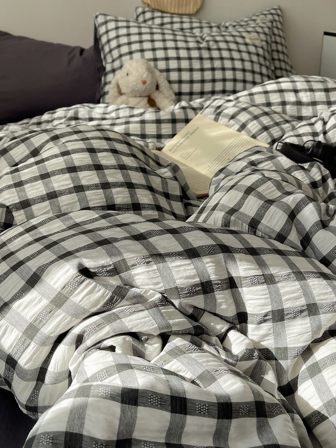 Everyday Plaid Seersucker Bedding Set original reference image 21