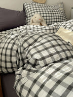 Everyday Plaid Seersucker Bedding Set original reference image 22