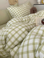 Everyday Plaid Seersucker Bedding Set original reference image 27