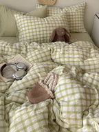 Everyday Plaid Seersucker Bedding Set original reference image 29
