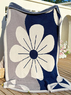 Floral Knit Plush Throw Blanket original reference image 35