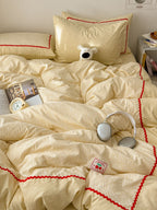 Garden Panel Patchwork Bedding Set original reference image 1