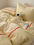 Garden Panel Patchwork Bedding Set original reference image 2